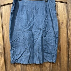 Dainty Jewells Classic Blue Pencil Skirt